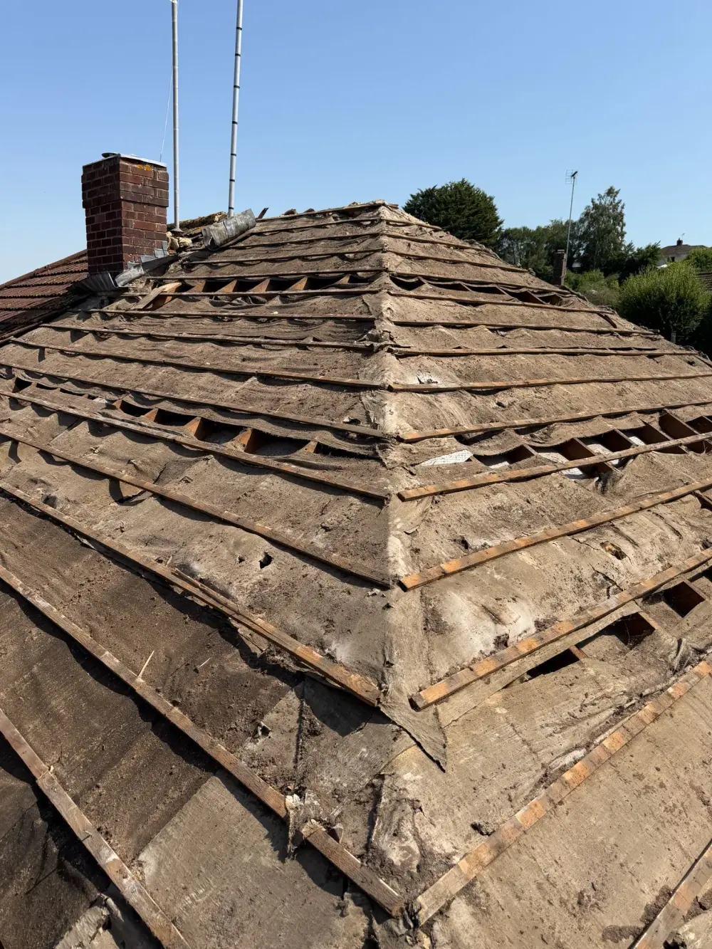 Complete roof replacement project
