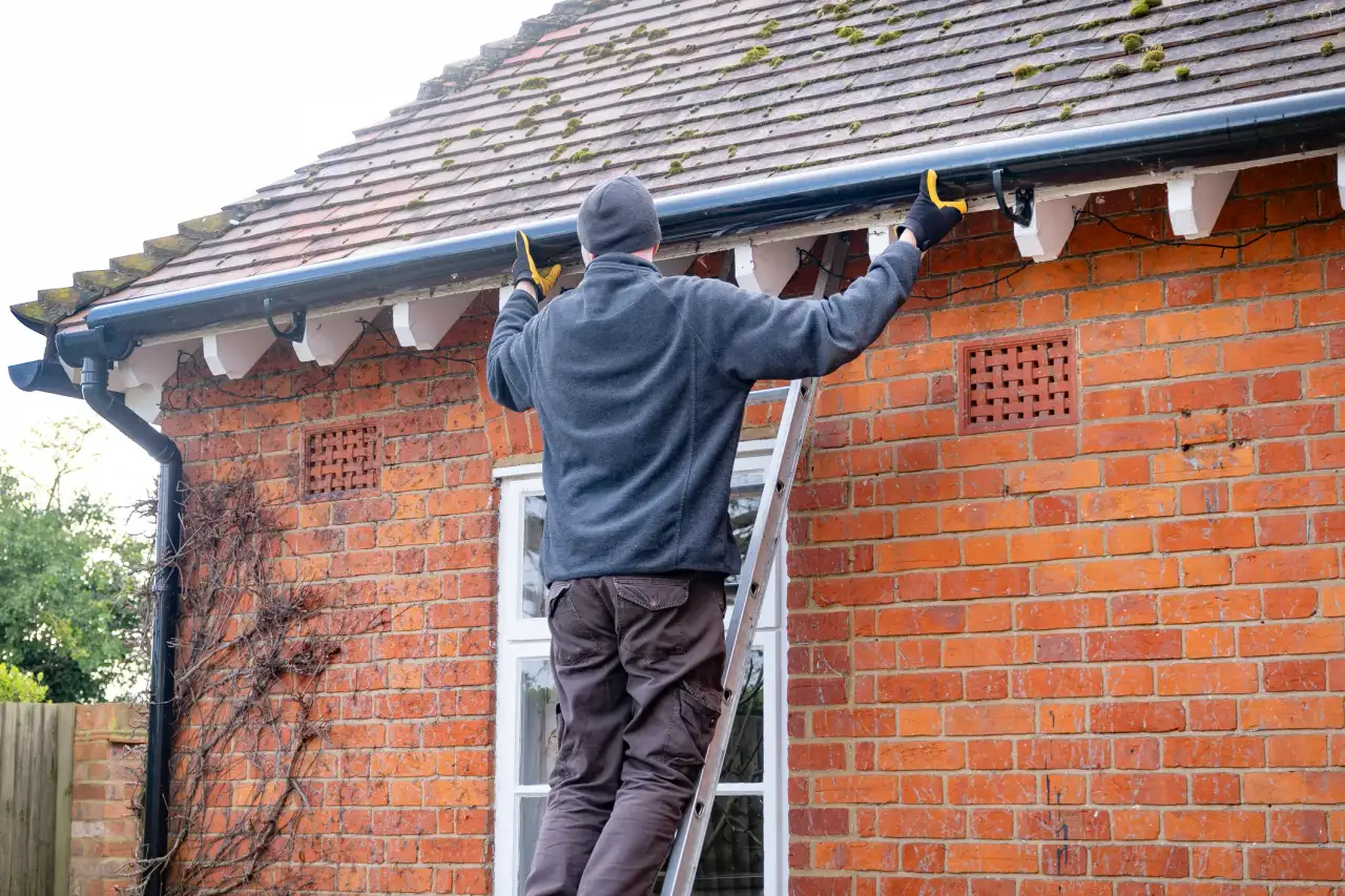 Guttering installation by Vanguard Roofing