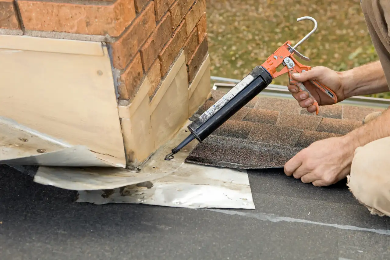 Lead flashing repair by Vanguard Roofing Services