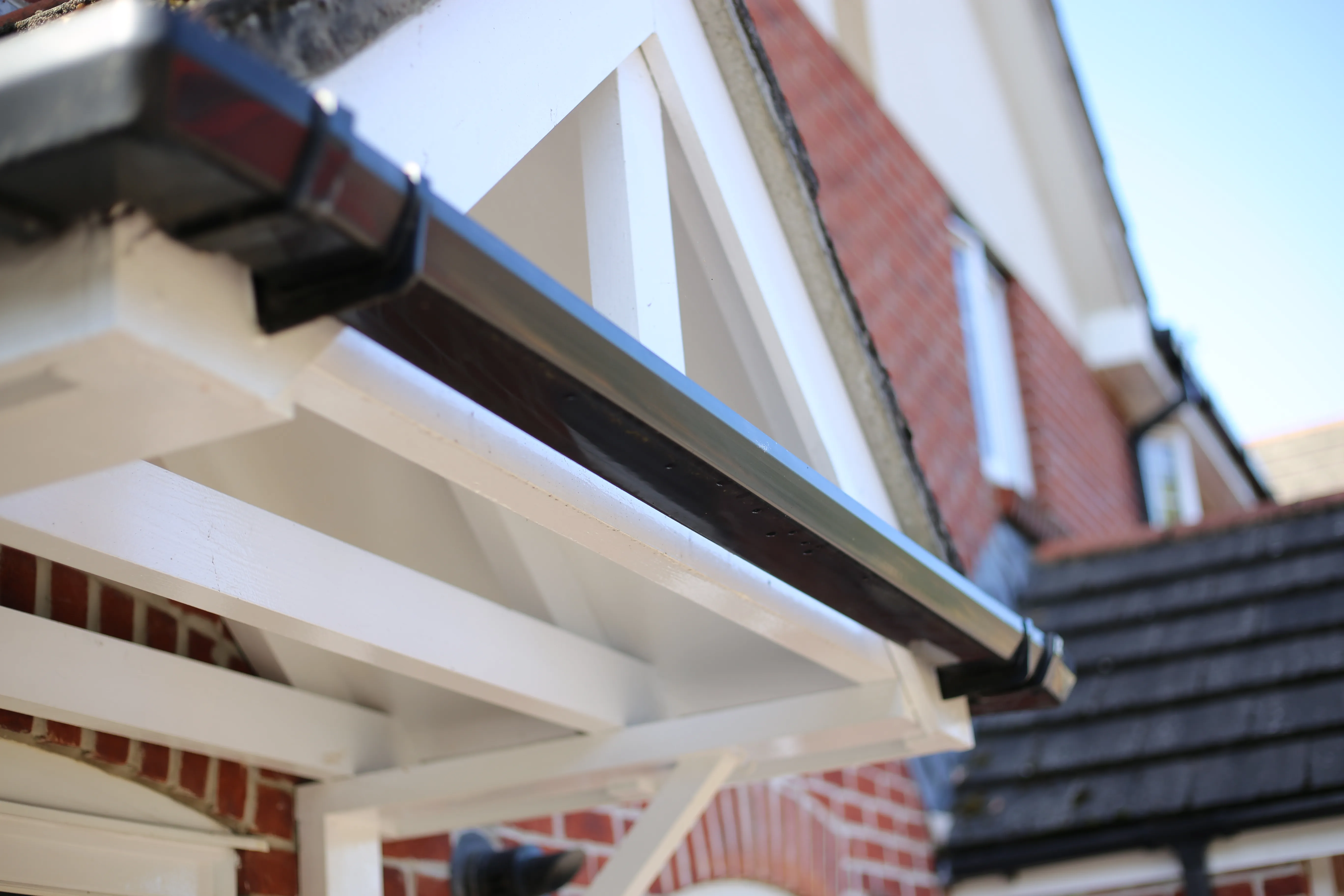 Porch construction by Vanguard Roofing